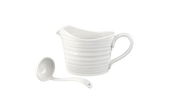 Sell Sophie Conran for Portmeirion White Sauce Jug and Ladle 0.60L, Ladle 14cm