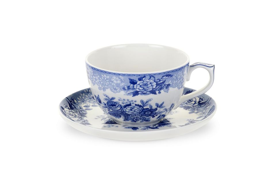 Spode Blue Room Collection Jumbo Cup Blue Rose, Cup Only 0.56l