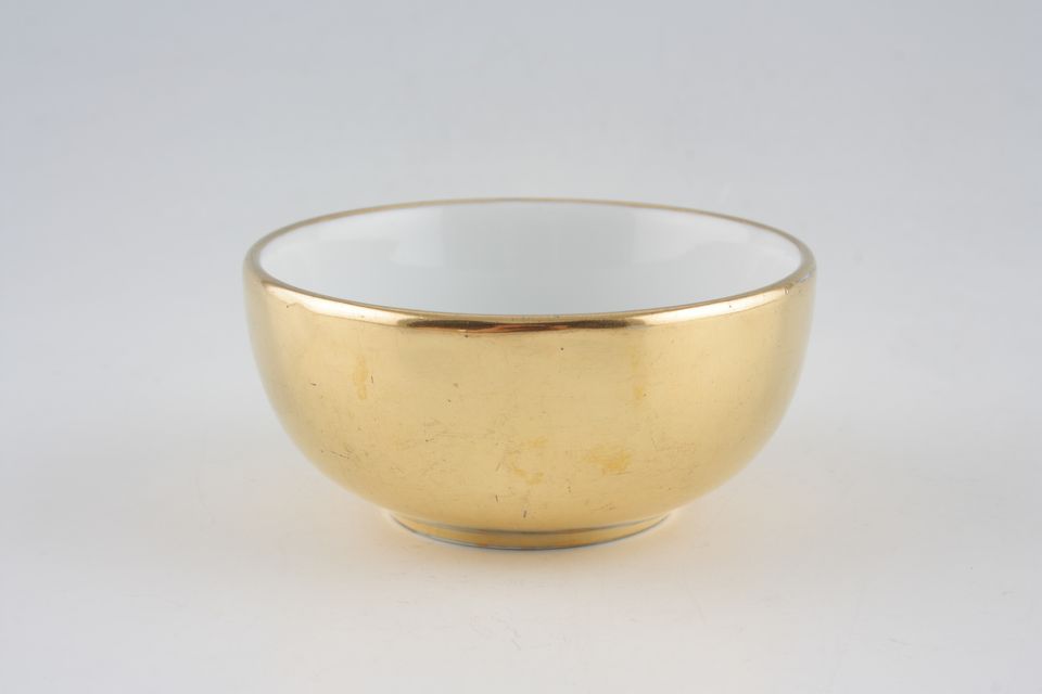 Royal Worcester Gold Lustre Sugar Bowl - Open (Coffee)  Shape 16 size 0 3 1/4" x 1 1/2"