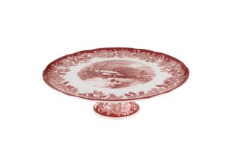 Spode Winter's Scene Footed Cake Stand 27cm