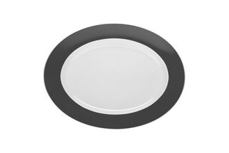 Thomas Sunny Day - Grey Oval Platter 33cm