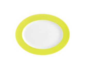 Thomas Sunny Day - Lime Oval Platter 33cm