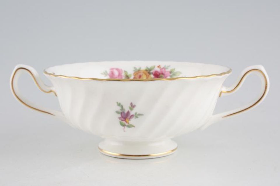 Minton Marlow - Fluted and Straight Edge Soup Cup 2 handles - Fluted