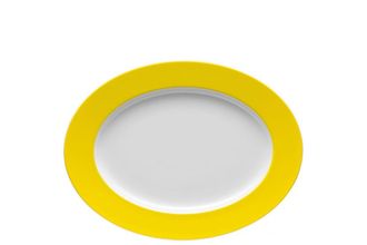 Thomas Sunny Day - Neon Yellow Oval Platter 33cm