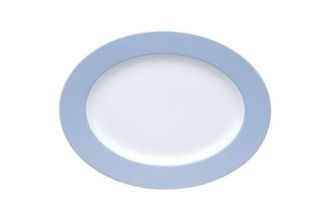 Thomas Sunny Day - Pastel Blue Oval Platter 33cm