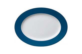 Sell Thomas Sunny Day - Petrol Oval Platter 33cm