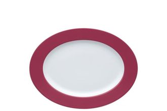 Thomas Sunny Day - Raspberry Oval Platter 33cm