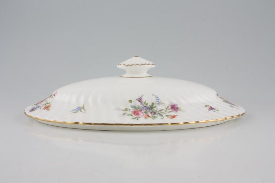 Minton Marlow - Fluted and Straight Edge Vegetable Tureen Lid Only Oval