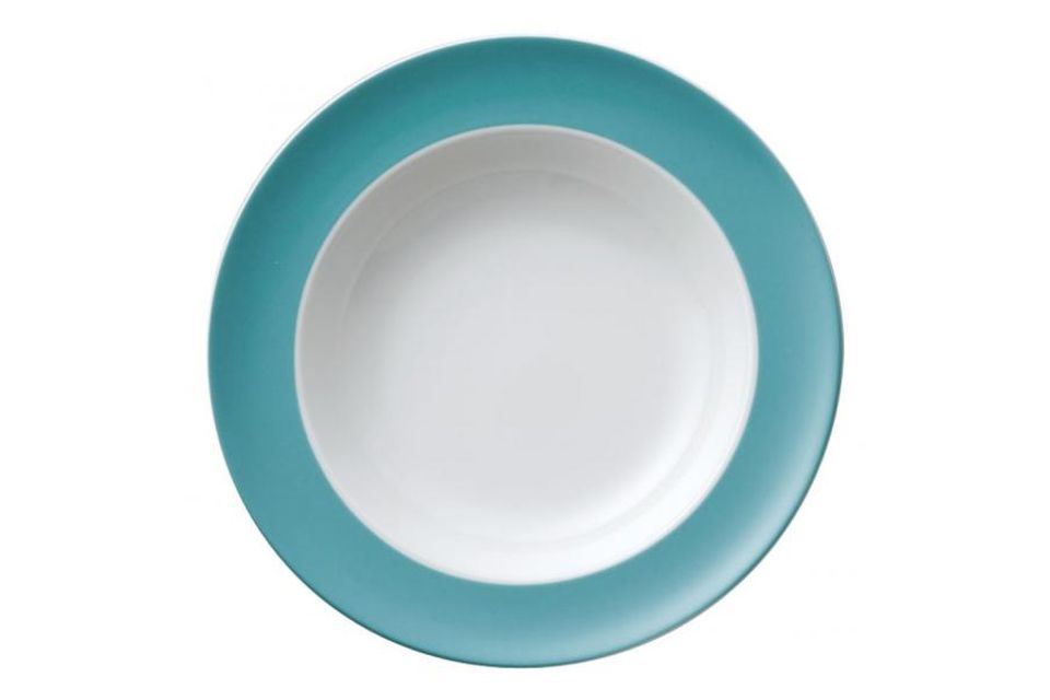 Thomas Sunny Day - Turquoise Rimmed Bowl 23cm