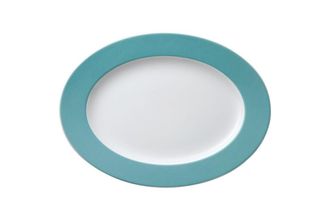 Sell Thomas Sunny Day - Turquoise Oval Platter 33cm