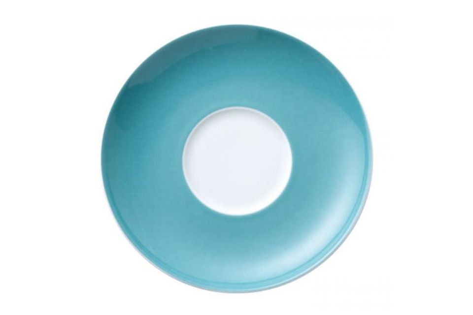 Thomas Sunny Day - Turquoise Cappuccino Saucer Also Jumbo Cup Saucer 16.5cm