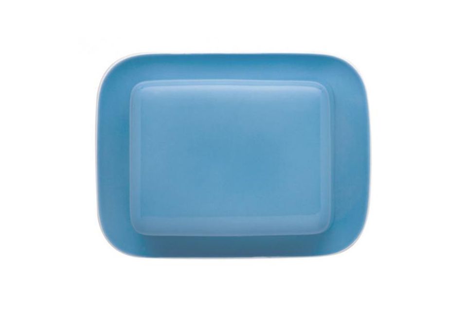 Thomas Sunny Day - Waterblue Butter Dish + Lid