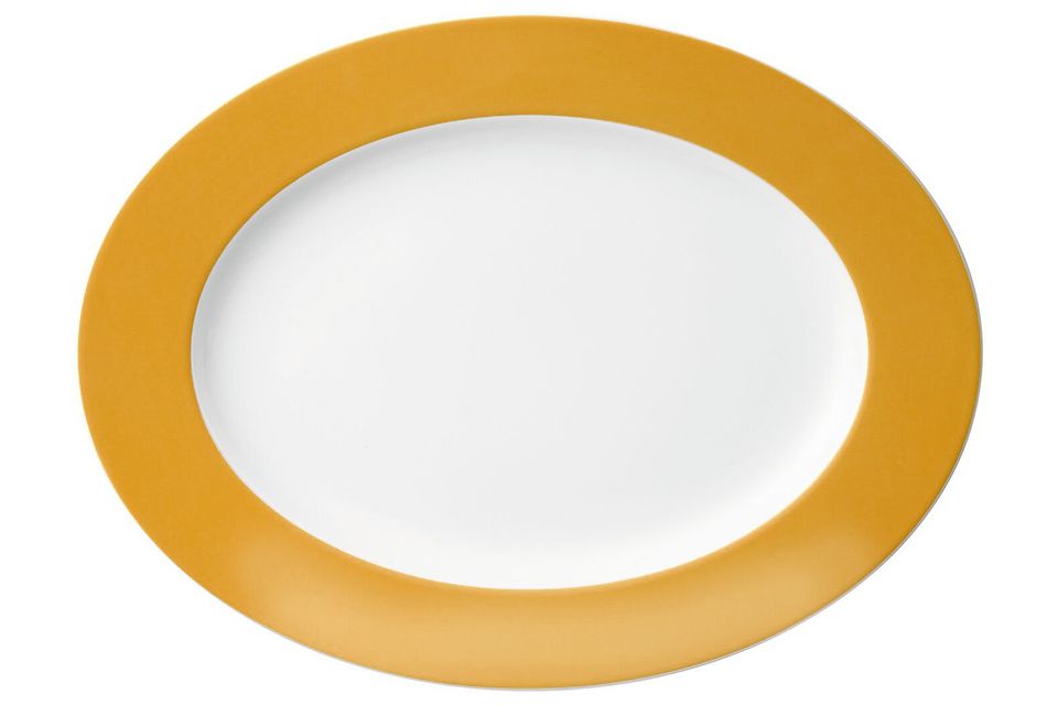Thomas Sunny Day - Yellow Oval Platter 33cm