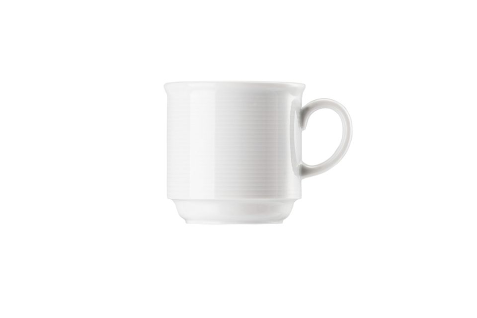 Thomas Trend - White Teacup Cup 4 tall stackable 7.2cm x 7.2cm, 0.18l