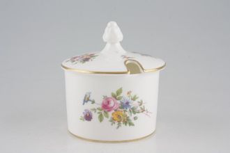 Minton Marlow - Fluted and Straight Edge Jam Pot + Lid Straight sides 3 1/4" x 2 1/4"