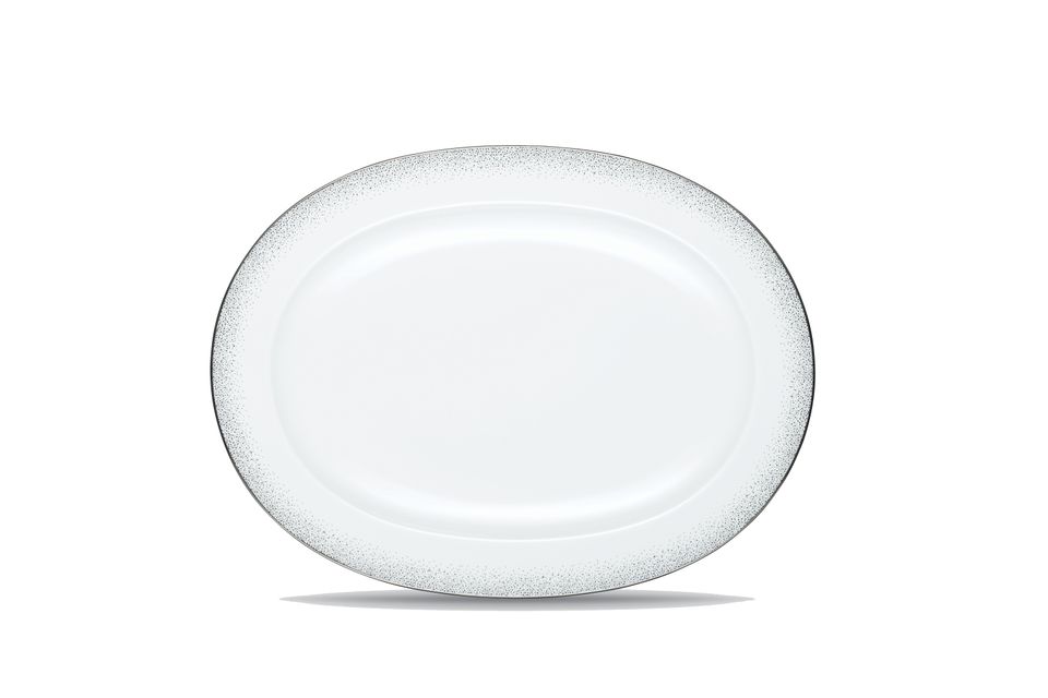 Noritake Alana Platinum Oval Platter 36.5cm