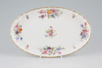 Minton Marlow - Fluted and Straight Edge Tray (Giftware) Shallow Oval Dish/dressing table tray 8 1/2"