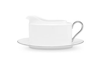 Noritake Maestro Sauce Boat and Stand