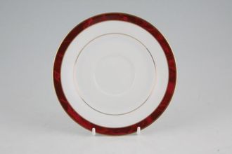 Noritake Marble Red Tea Saucer 15cm