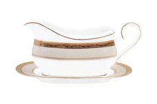 Noritake Odessa Gold Sauce Boat and Stand thumb 2