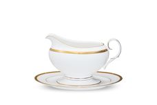 Noritake Rochelle Gold Sauce Boat and Stand thumb 1
