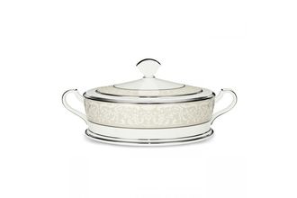 Noritake Silver Palace Vegetable Tureen with Lid
