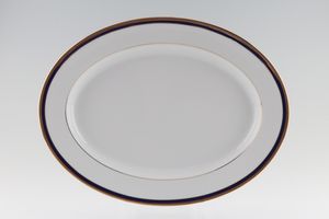Noritake Toorak Blue Oval Platter