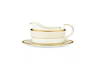 Sell Noritake White Palace Sauce Boat and Stand