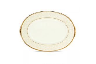 Noritake White Palace Oval Platter 37.2cm