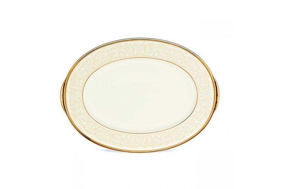 Noritake White Palace Oval Platter 32cm