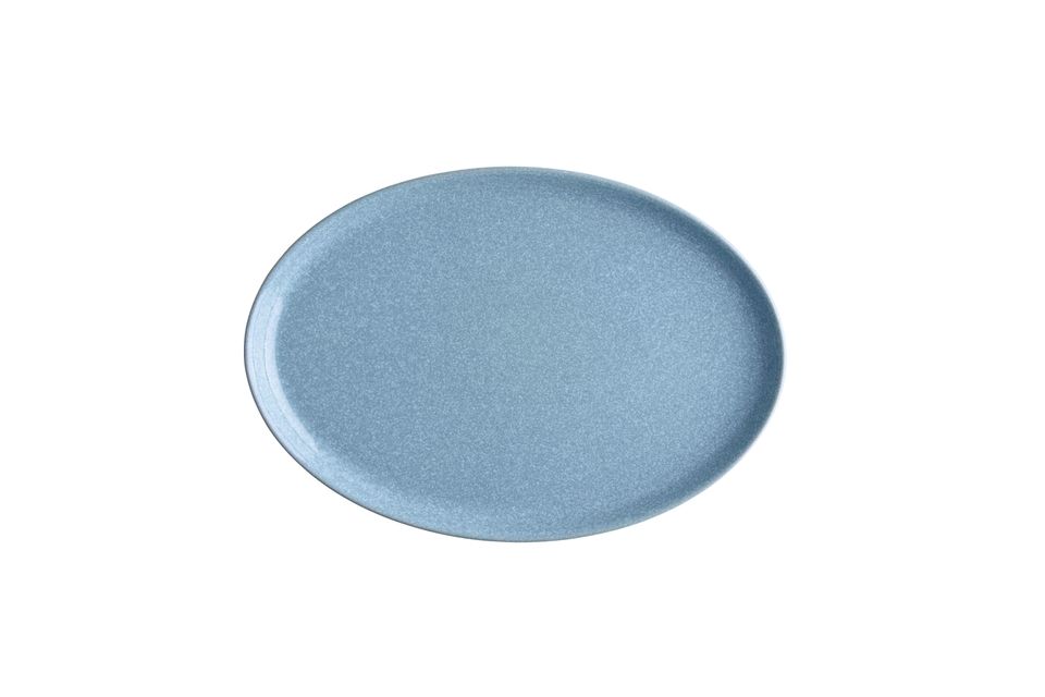 Denby Elements - Blue Oval Platter 27cm