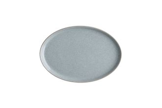 Denby Elements - Light Grey Tray Oval 27cm