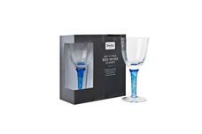 Denby Imperial Blue Pair of Red Wine Glasses 10cm x 20cm, 420ml thumb 2