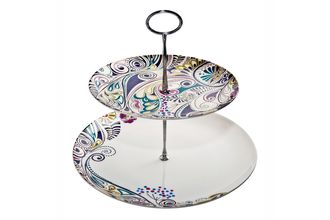 Denby Monsoon Cosmic Cake Stand GIFT BOXED