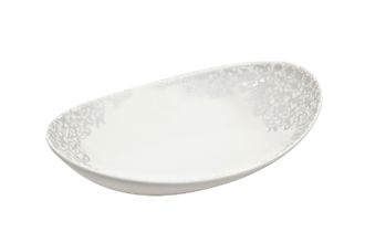 Sell Denby Monsoon Filigree Silver Oval Dish 24cm