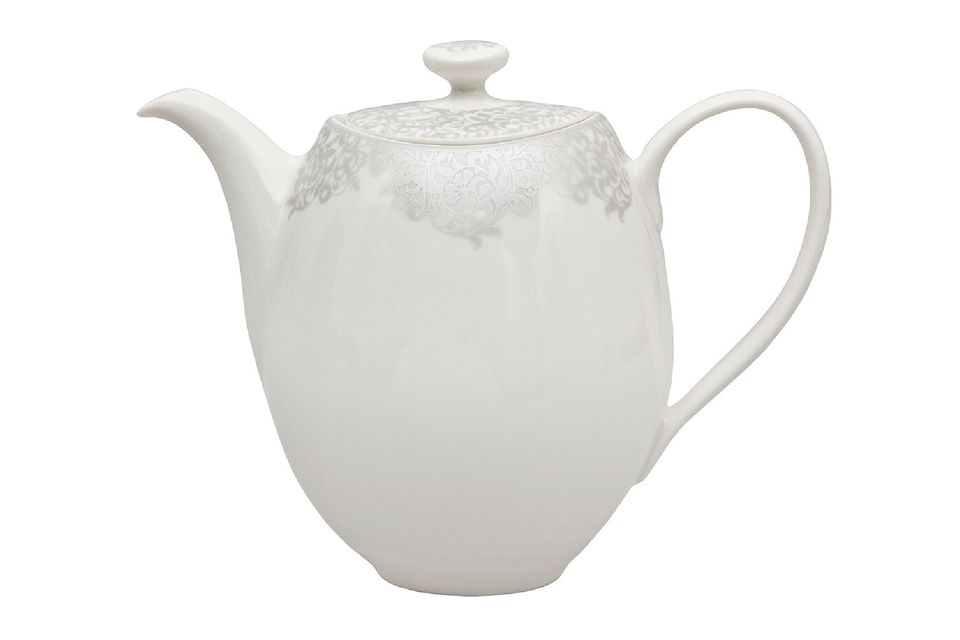 Denby Monsoon Filigree Silver Teapot 1.25l