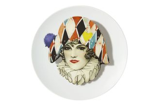 Christian Lacroix Love Who You Want Plate - Giftware Miss Harlequin 23cm