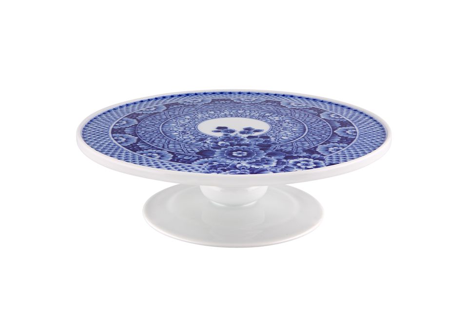 Vista Alegre Blue Ming Footed Cake Plate