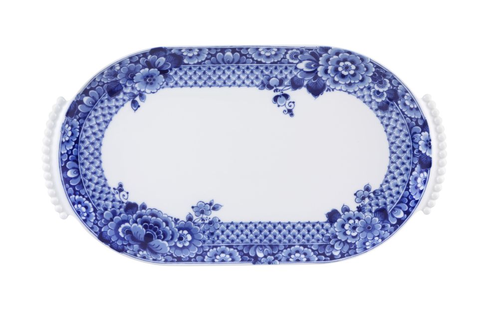 Vista Alegre Blue Ming Oval Platter 42.7cm x 23.7cm