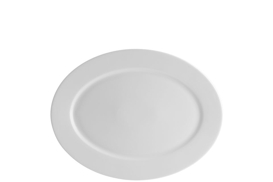 Vista Alegre Broadway White Oval Platter 38.4cm x 29.4cm