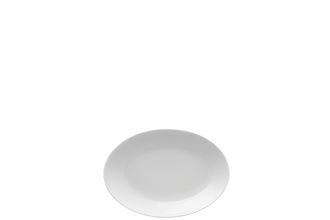 Vista Alegre Broadway White Olive Dish 18.9cm x 13.1cm x 2.6cm