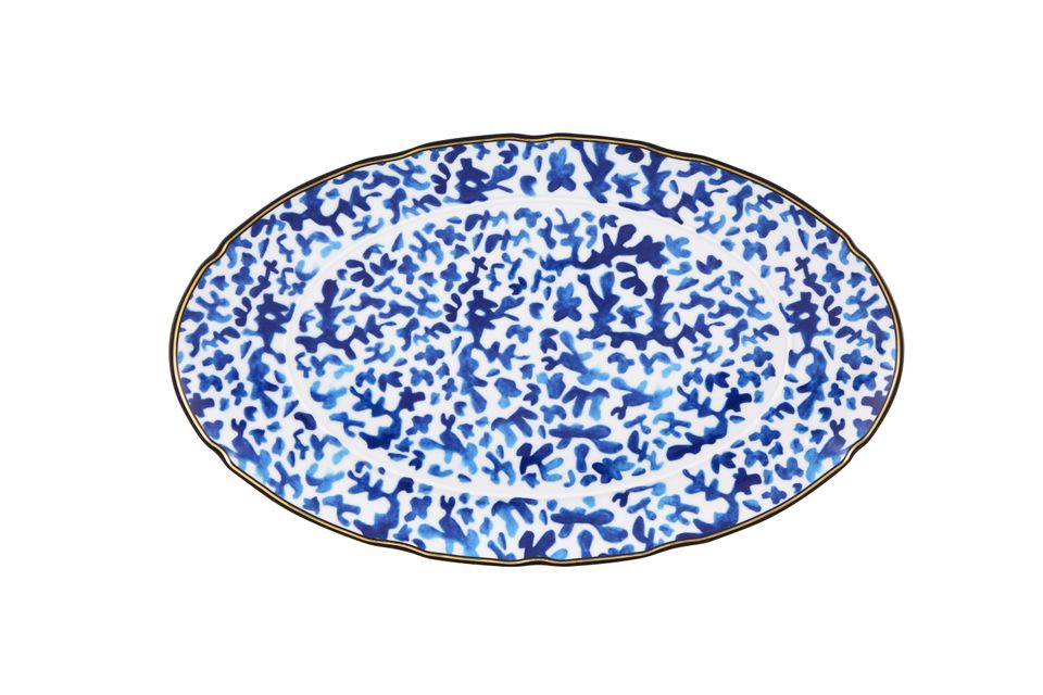 Vista Alegre Cannaregio Oval Plate All over pattern