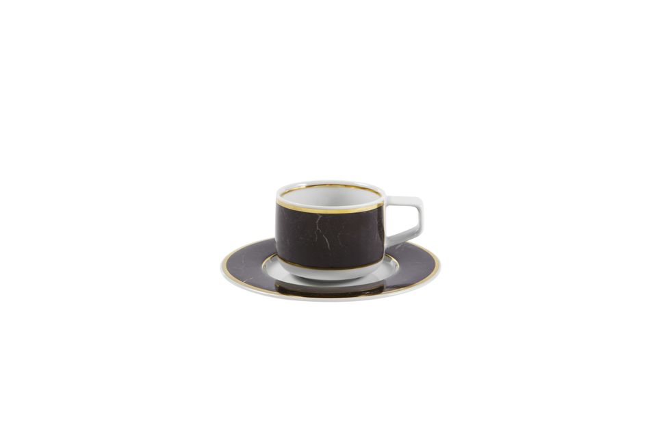 Vista Alegre Carrara Coffee Cup & Saucer