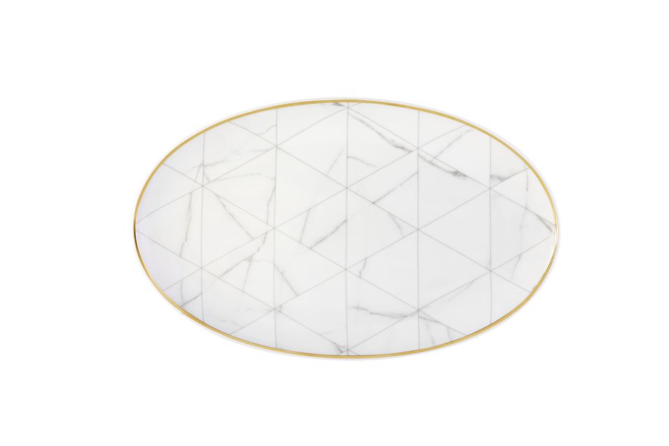 Vista Alegre Carrara Oval Platter 33.8cm