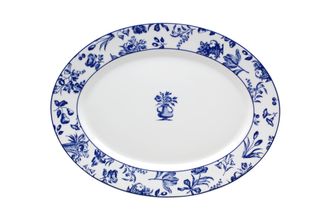 Vista Alegre Chintz Azul Oval Platter 35cm x 27.3cm