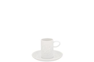 Vista Alegre Ornament Coffee Cup & Saucer A - Cup is 5 x 7.5cm 13cm