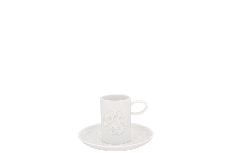 Vista Alegre Ornament Coffee Cup & Saucer D - Cup is 5cm x 7.5cm 13cm