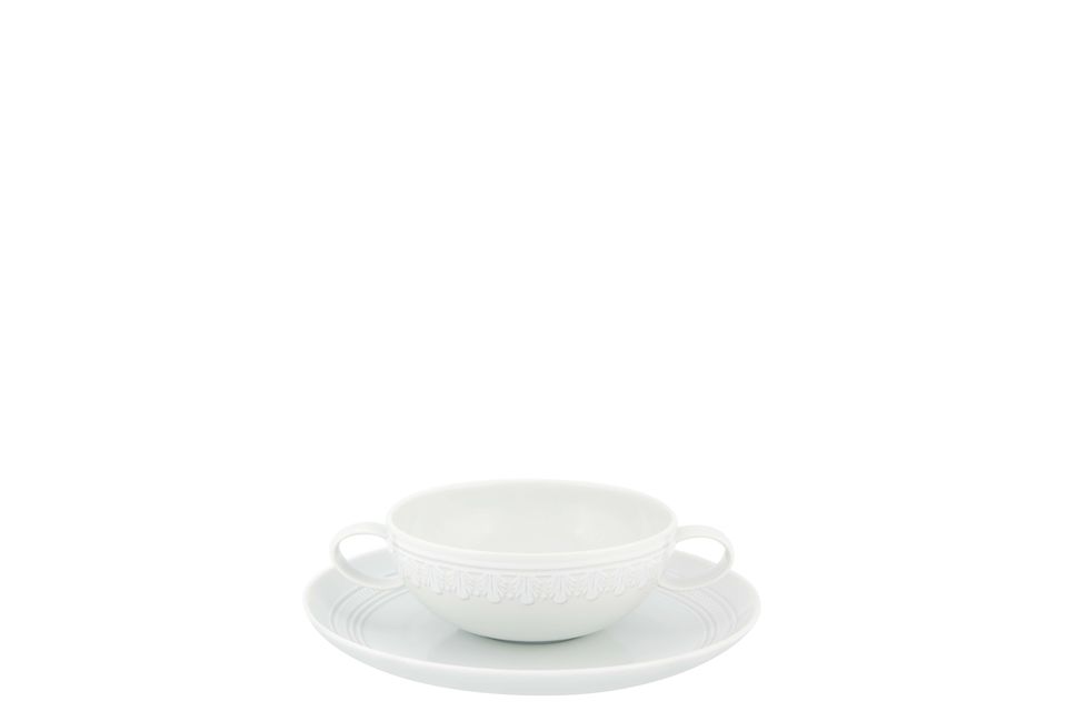 Vista Alegre Ornament Soup Cup & Saucer (Size is Saucer) Soup cup is 12 x 2cm 19.1cm