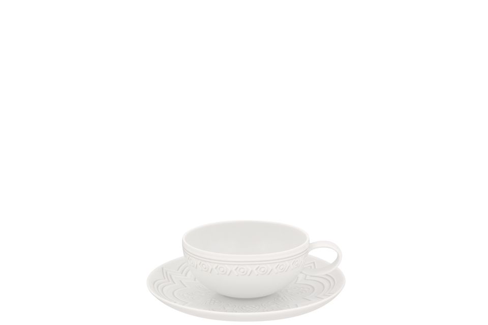 Vista Alegre Ornament Teacup & Saucer D - Size is Saucer. Cup is 10.5 x 2cm 16.8cm