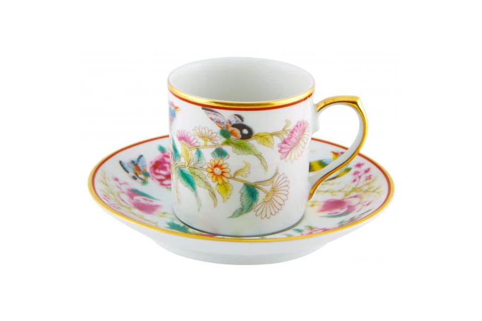 Vista Alegre Paco Real Coffee Cup & Saucer Flowers